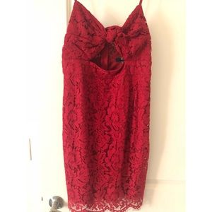 Super cute red lace dress!! New!!